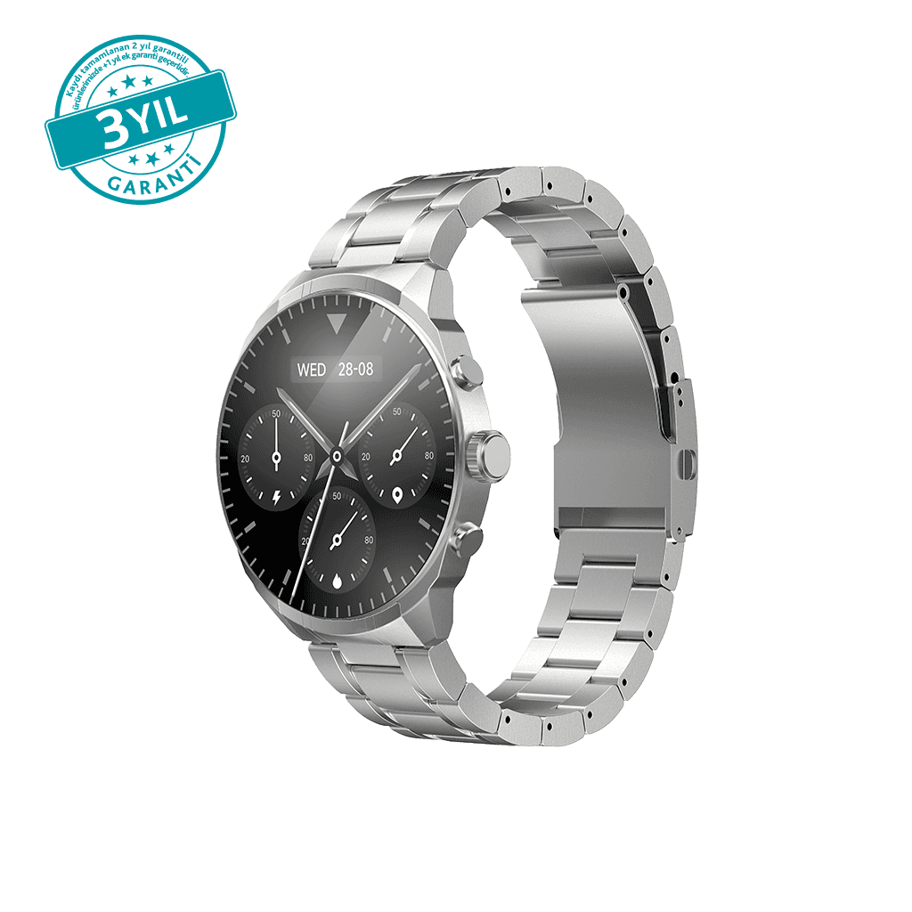 ttec Tempus Pro S 45 mm AMOLED Ekranlı Yuvarlak Metal Kasa Akıllı Saat 2SW08